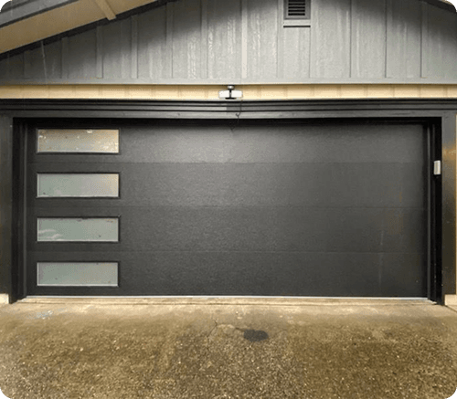 Modern garage door